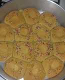 Panecillos de jengibre con grajeas de colores