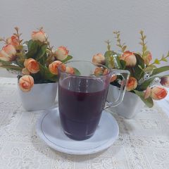 A picture of Black currant and strawberry sauce.