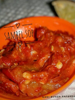 Foto resep Sambel Sop (simpel)