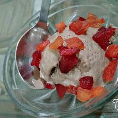 A picture of Easy chocolate ice cream.