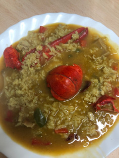 Una foto de 117. Arroz caldoso de bogavante (principal arroz)