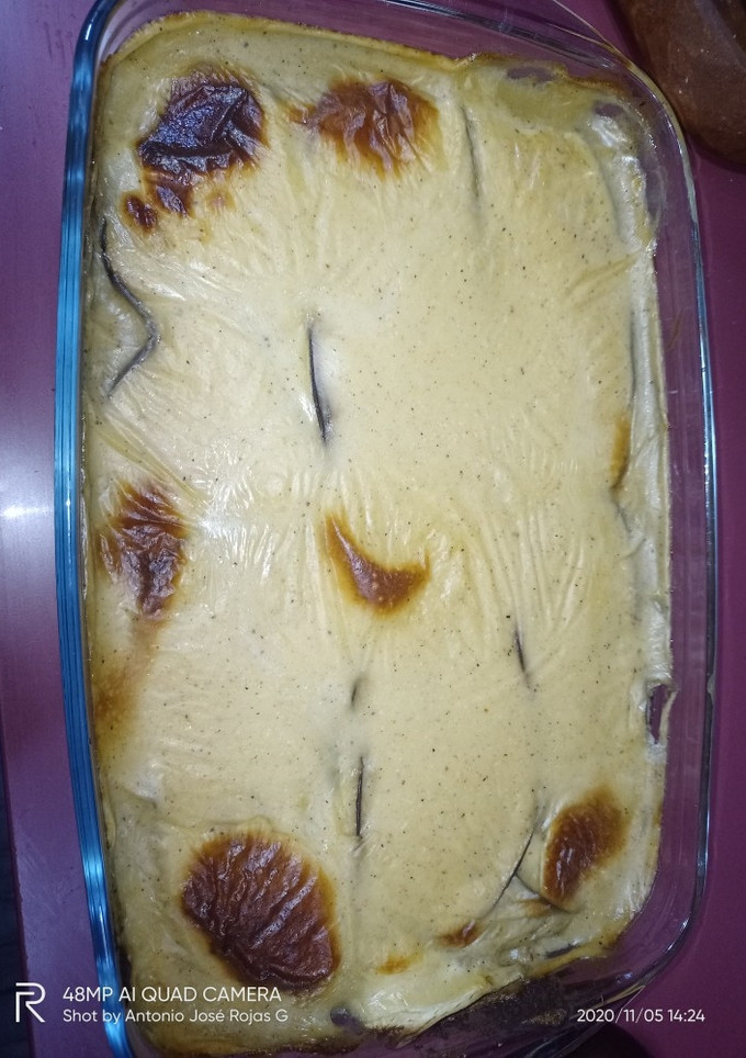 Una foto de Moussaka de frutos del mar 😜