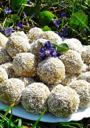 Gesztenyés kókuszgolyó 🌰 recept fotója