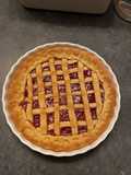 Crostata con marmellata di fragole