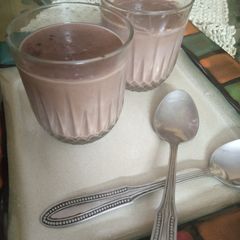 A picture of Chocolate custard.