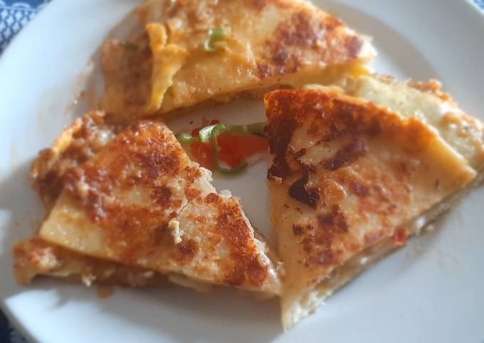 Potato cheese paratha