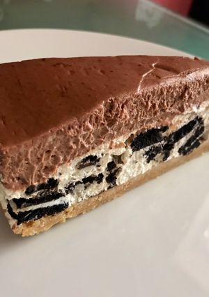 Una foto de Tarta de Nutella y Oreo
