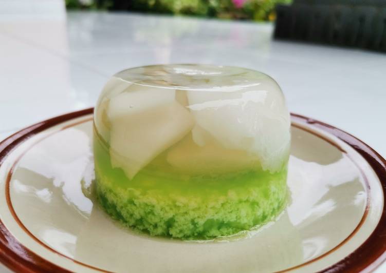 How to Prepare Yummy Puding Lumut Kelapa Muda KW