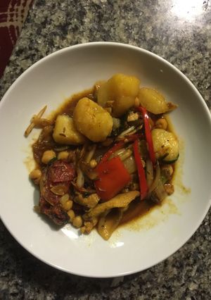 A picture of Mongolian Chicken.