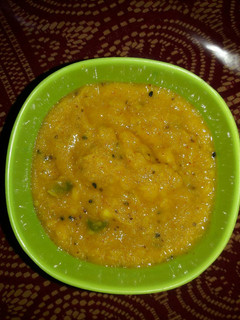 A picture of Ole ki chutney.