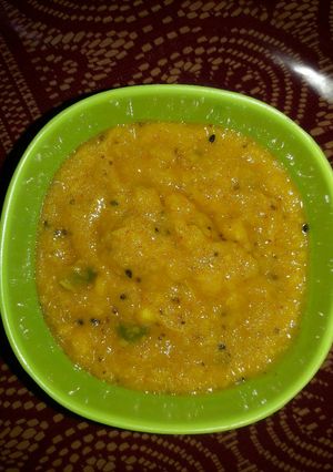 A picture of Ole ki chutney.