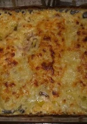 Una foto de Pechugas con nata y queso