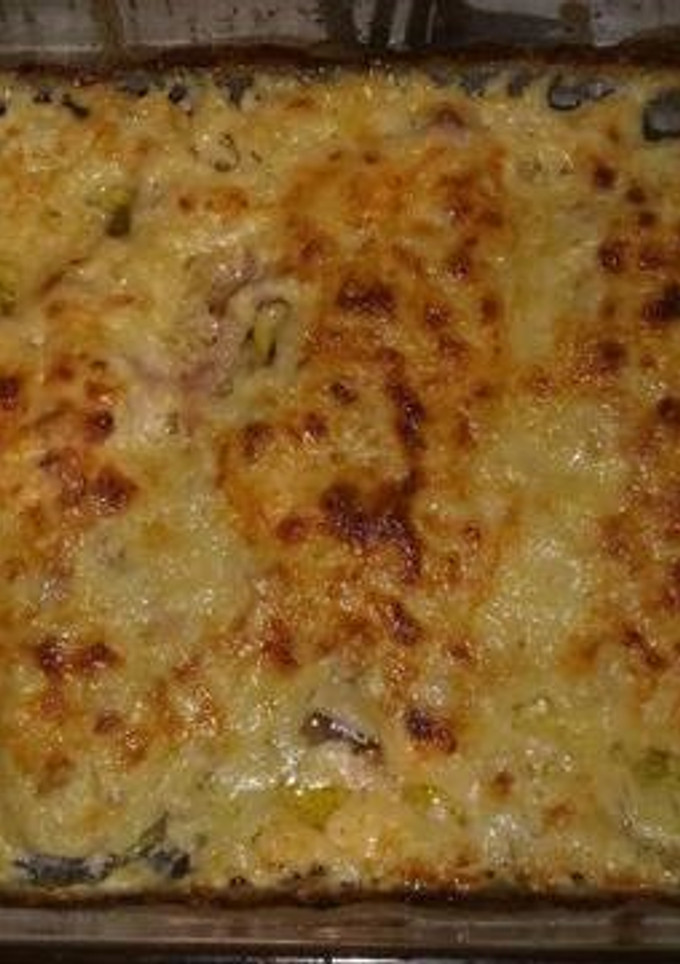 Una foto de Pechugas con nata y queso