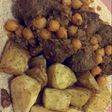 كفتة بجوز الهند والحمص مع بطاطس بالفرن (طبق دايت)