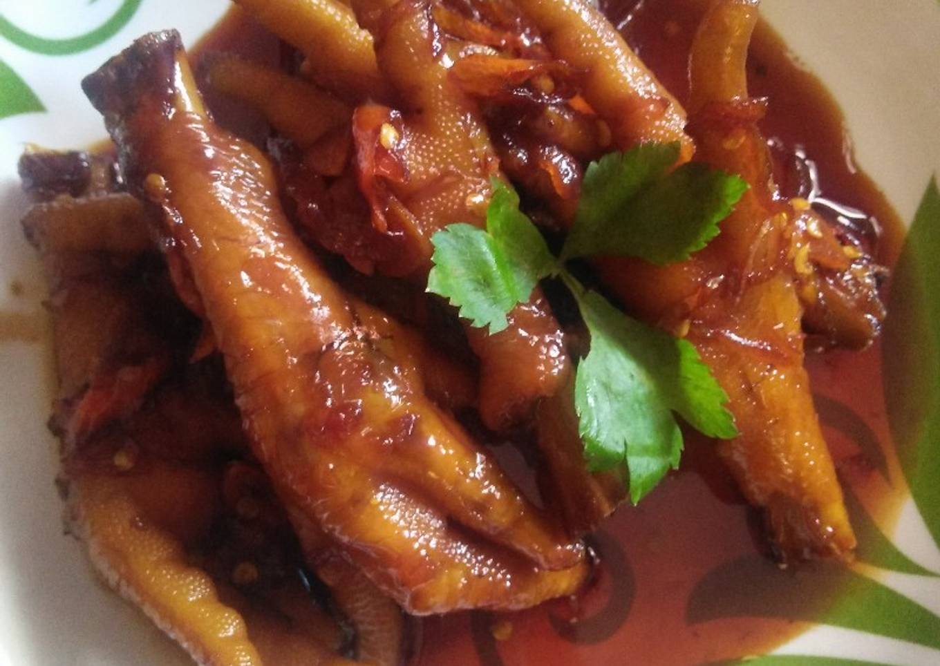 Ceker ayam pedas manis