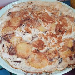 A picture of Spanish potato omelette,15minutesorlesscookingrecipecontest.