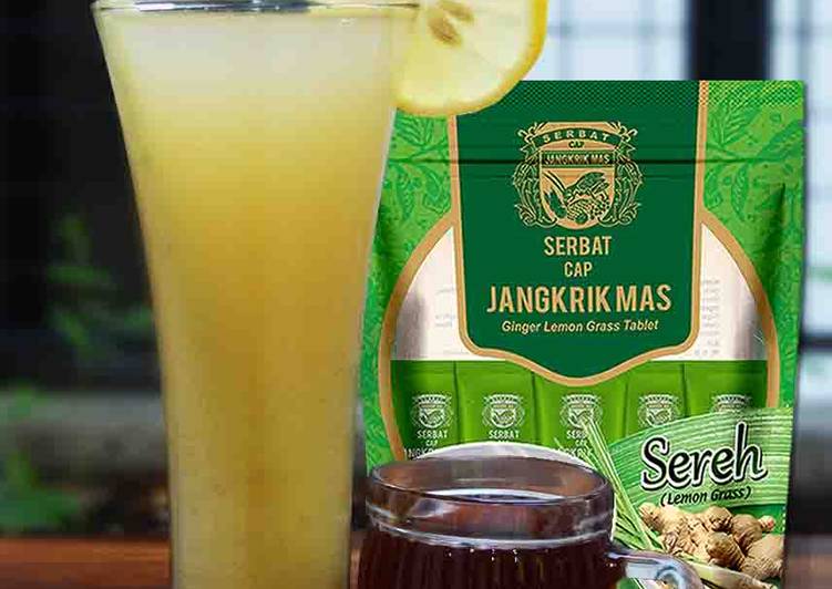 Cara Gampang Menyiapkan Serbat Sereh with Sweet Honey Lemon Anti Gagal