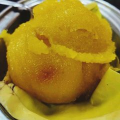 A picture of Pineapple kesari bath.