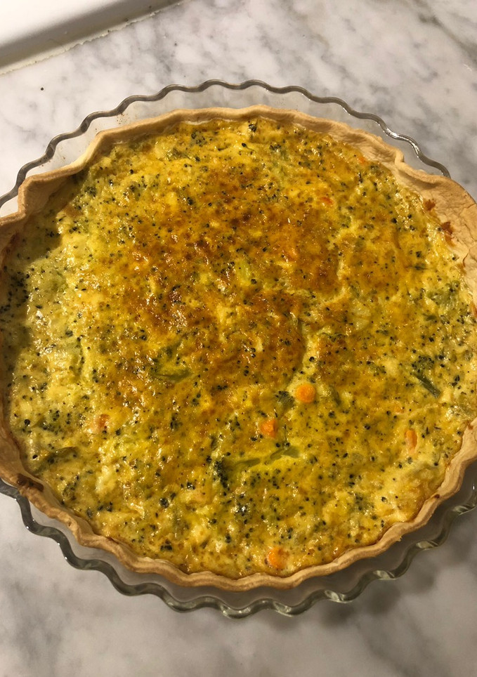 Una foto de Tarta de verduras y queso