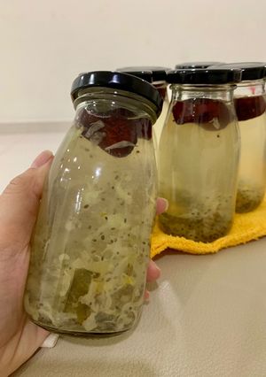 Hình của món Sâm Bông cúc hạt chia.