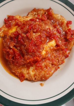 Foto resep Telor ceplok balado pedas manis