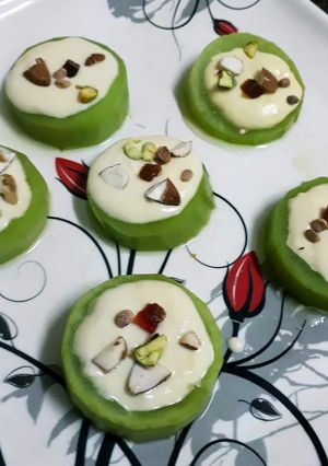 A picture of Sweet dish of lauki deliciouss.