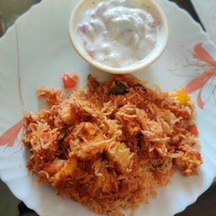 A picture of Paneer Biryani.