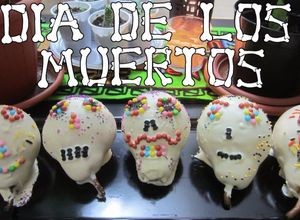 Foto principal de Calaveras de chocolate! Receta de Halloween! Día de los muertos!