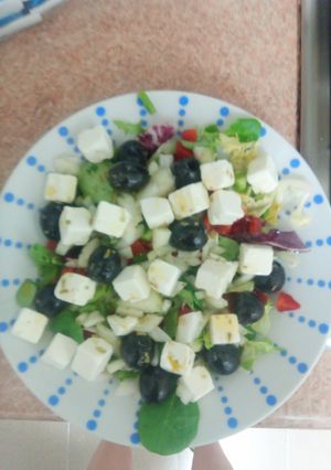 Una foto de Ensalada griega