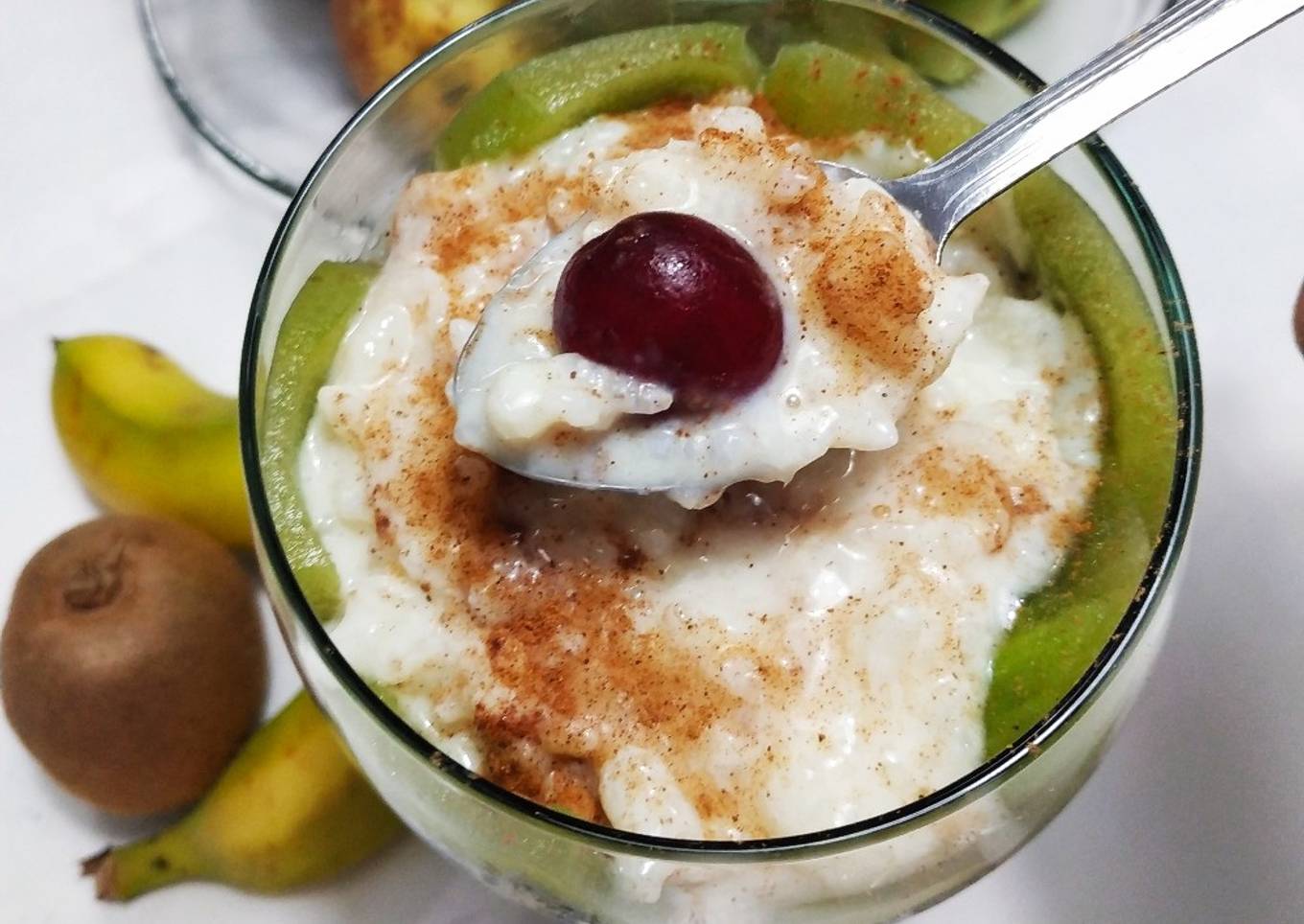 Arroz con leche primavera