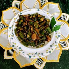 A picture of Bhindi Masala Fry.