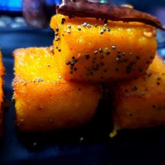 A picture of Leftover Rice Dhokla.