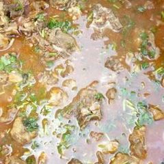 A picture of Mbuzi stew.