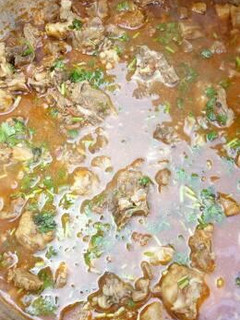 A picture of Mbuzi stew.