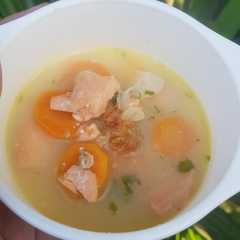 รูปของ Mpasi sup salmon keju