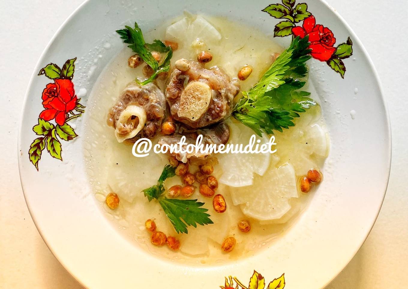 Soto Bandung Buntut Grassfeed beef meat stock oxtail soup healing food gaps menu