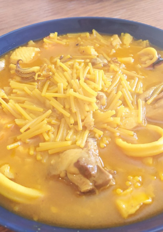 Una foto de Fideos a la cazuela