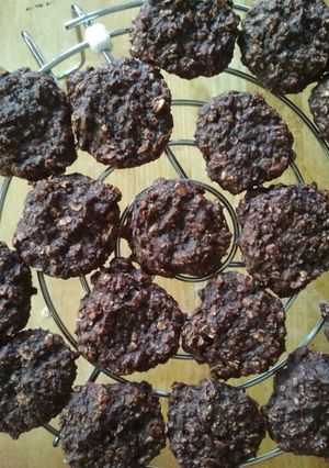 Kakaós banános keksz recept fotója