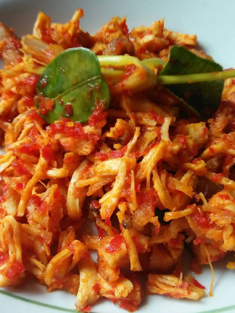 Langkah Mudah untuk Membuat Ayam suwir pedas manis 💁 Anti Gagal