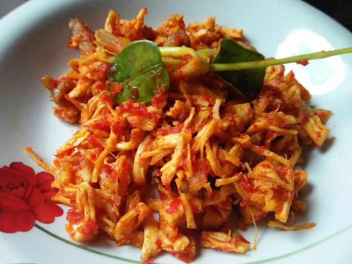 Langkah Mudah untuk Membuat Ayam suwir pedas manis 💁 Anti Gagal