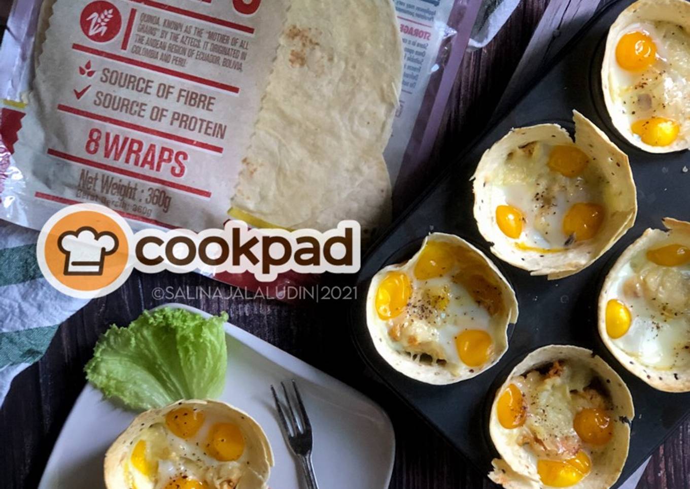 Roti manis puyuh dengan telur