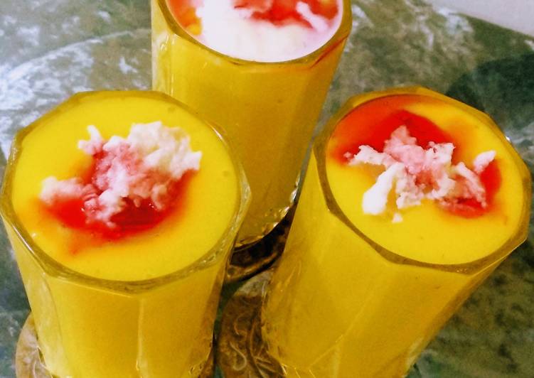 Simple Way to Make Super Quick Homemade Bangnapalle Mango Lassi