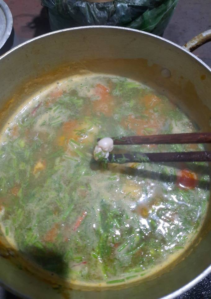 Hình của món Canh riêu hà (hàu).