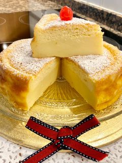 Una foto de Pastel mágico con vainilla