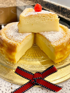 Una foto de Pastel mágico con vainilla