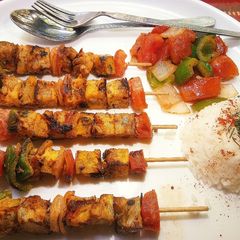 A picture of Egg Shashlik.