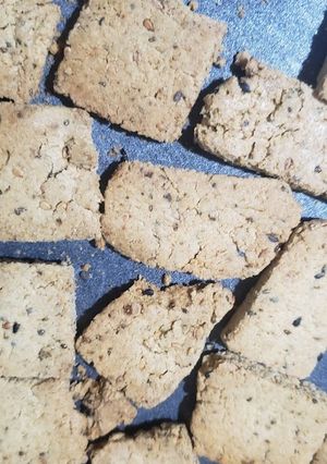 Una foto de Galletas saladas de orégano y semillas