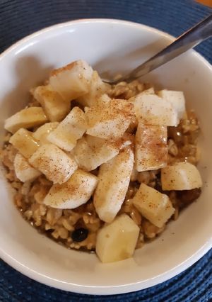 Φωτογραφία της συνταγής Σούπερ πρωινό! Peanut butter overnight rolled oats!