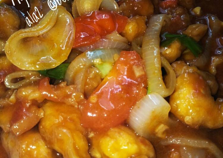 Bagaimana mengolah Ayam Krispy Saus Tiram yang simpel