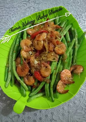 Foto resep Tumis Udang Baby Buncis